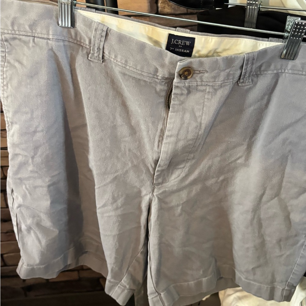 J. Crew Gray Casual Cotton Blend Shorts